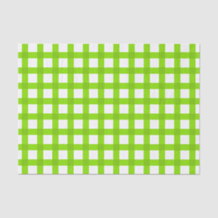 Papel De Seda Teste padrão verde do guingão