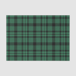 Papel De Seda Teste padrão verde e preto da xadrez