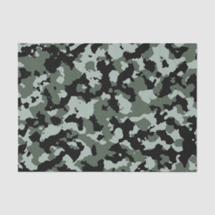 Papel De Seda Teste padrão verde militar da camuflagem