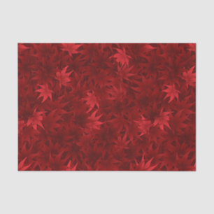 Papel De Seda Teste padrão vermelho das folhas de bordo