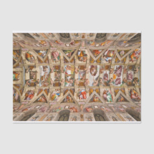 Papel De Seda Teto da Capela Sistina por Michelangelo
