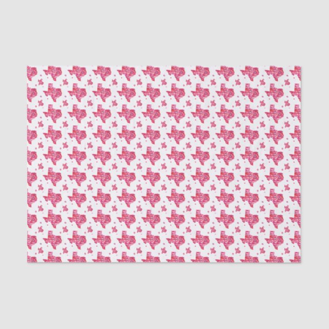Papel De Seda Texas Kisses Pattern (Frente )