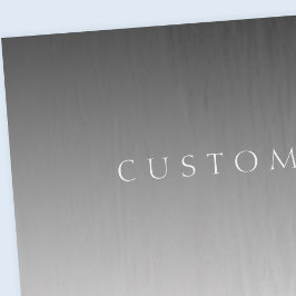 Papel De Seda Texto Elegante sobre Gradiente de Soma de Cinzas M