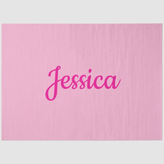 Papel De Seda Texto Personalizável legal (Frente )