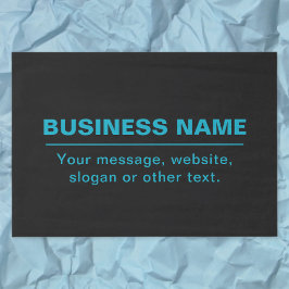 Papel De Seda Texto Personalizável para Empresas Etc. Negrito Ed