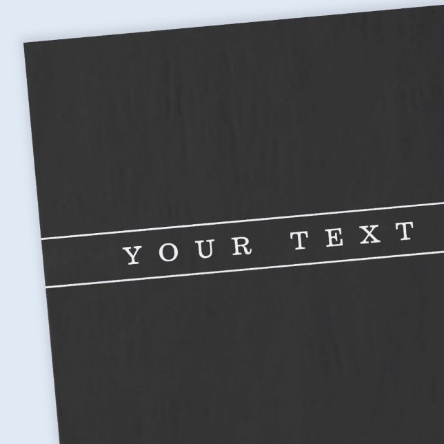 Papel De Seda Texto Simples na moda e faixas finas (Criador carregado)