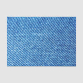Papel De Seda Textura Blue Denim