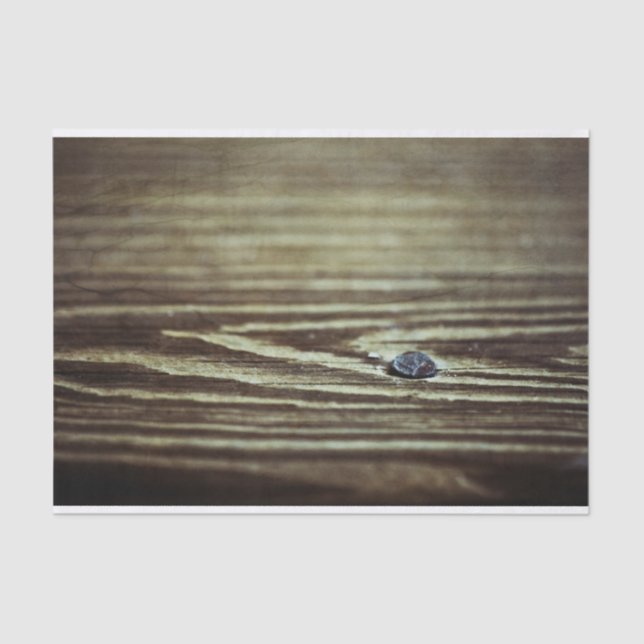 Papel De Seda Textura de grão de madeira (Frente )