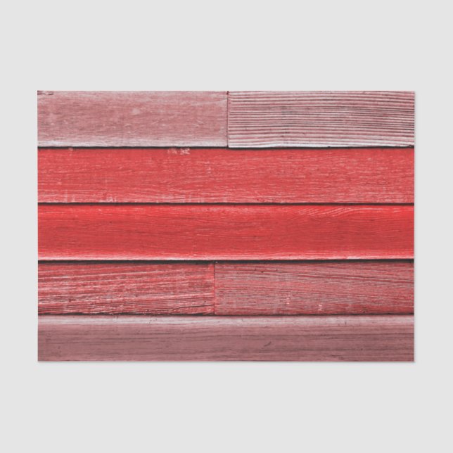 Papel De Seda Textura de Grão de Madeira Vermelha Rústica Countr (Frente )