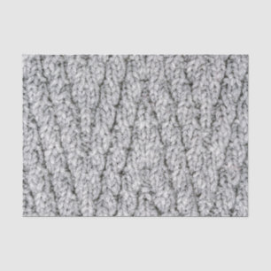 Papel De Seda textura de padrão tricotado