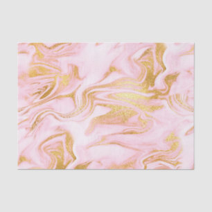 Papel De Seda textura de pedra de mármore do fluido rosa-brilho