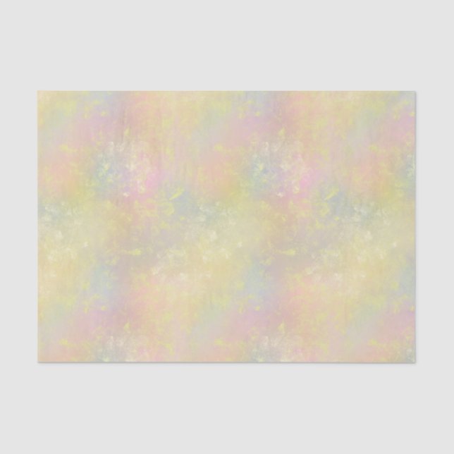 Papel De Seda Textura de Primavera de abstrato Pastel (Frente )