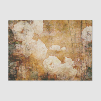 Papel De Seda textura floral do fundo do vintage do grunge da