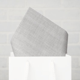 Papel De Seda Textura Minimalista de Sarjão Branco