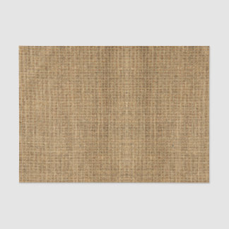 Papel De Seda Textura Realista em Burlap Simples Castanho Russo