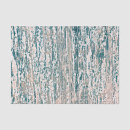 Papel De Seda Textura Rústica País Grão de Madeira Verde-Azul Be
