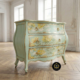 Papel De Seda Textura Rústica Vintage Amarela Decoupage Floral