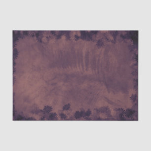 Papel De Seda Textura Vintage Rústico Escuro Roxo Floral Grunge