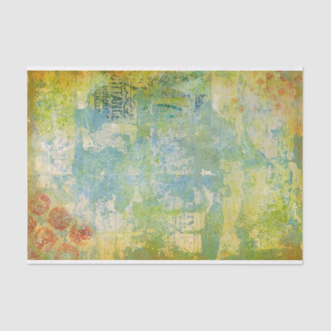 Papel De Seda Textura Vintage Suave (Frente )