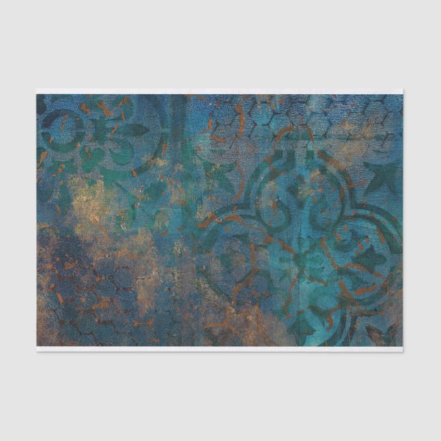 Papel De Seda Textura Vintage Suave (Frente )