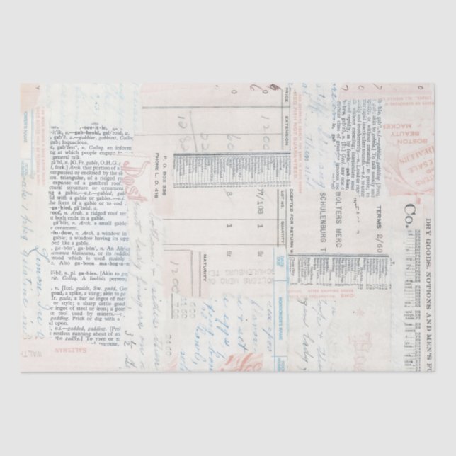 Papel De Seda Textura Vintage Suave (Frente )