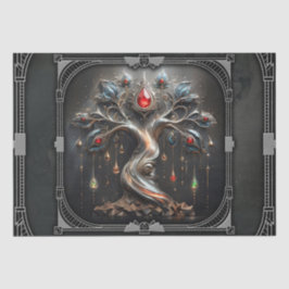 Papel De Seda The Art Deco Tree of Life design