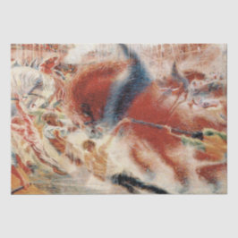 Papel De Seda The City Rises (por Umberto Boccioni)