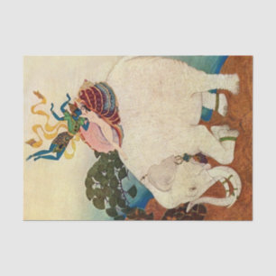 Papel De Seda "The Elephant Pearl" de Edmund Dulac