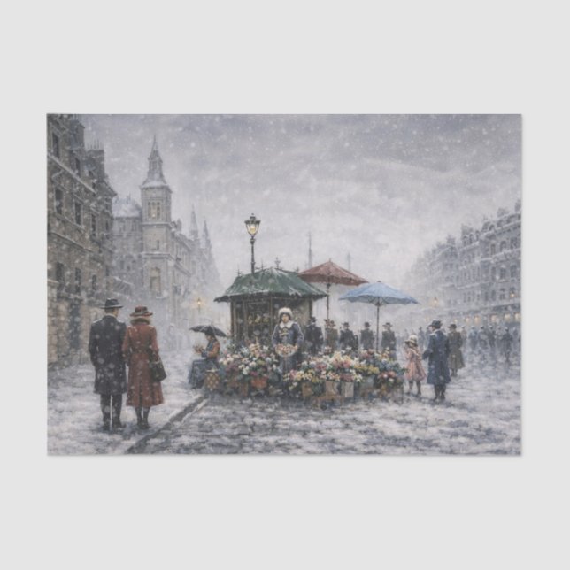 Papel De Seda The Flower Market (Frente )