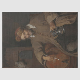 Papel De Seda The Old Drinker (por Gabriel Metsu)