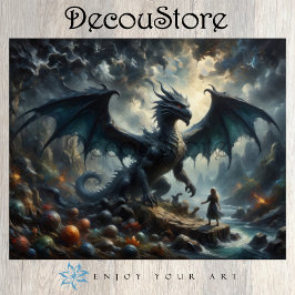 Papel De Seda The Silent Guardian Dragon Decoupage