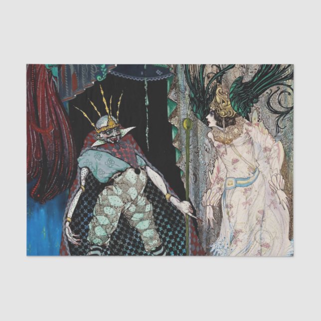 Papel De Seda “The Travelling Companion” by Harry Clarke (Frente )