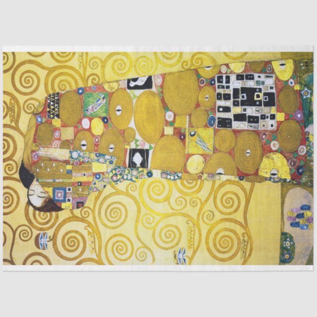 Papel De Seda The Tree of Life (detalhe), Klimt (Frente )