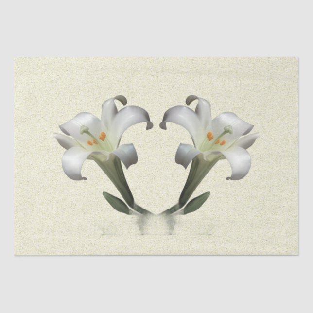 Papel De Seda The White Lily - (Frente )