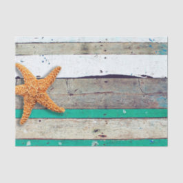 Papel De Seda Theme Starfish Rustic Casamento