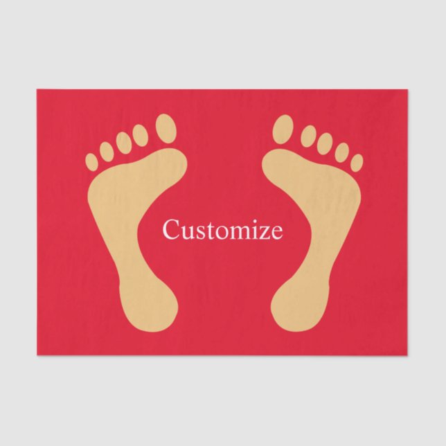 Papel De Seda Thunder_Cove Bum Praia Descalço (Frente )