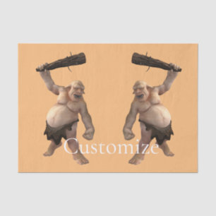 Papel De Seda Thunder_Cove do Troll Feio