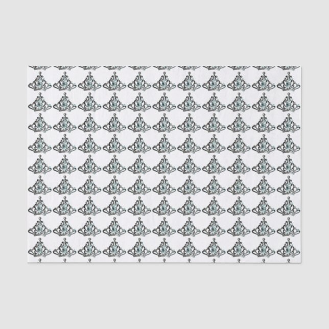 Papel De Seda "Tiaras Reais" (Frente )