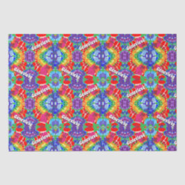 Papel De Seda Tie-Dye Personalizado