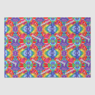 Papel De Seda Tie-Dye Personalizado