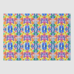 Papel De Seda Tie-Dye Personalizado