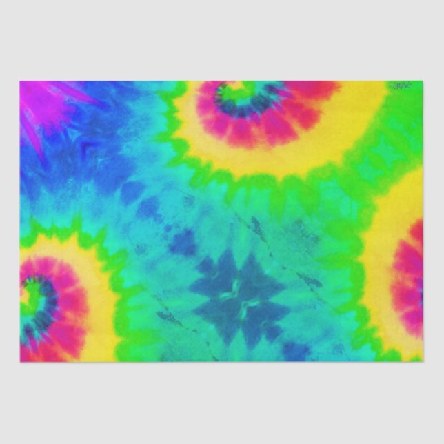 Papel De Seda Tie Dye Tissue Paper - HAMbyWG (Frente )