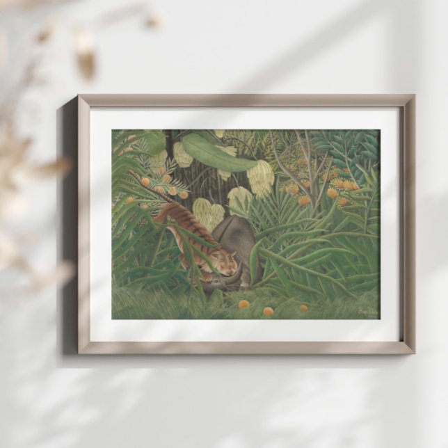 Papel De Seda Tiger Buffalo 3 Jungle Leaf Ephemera Decoupage (Criador carregado)