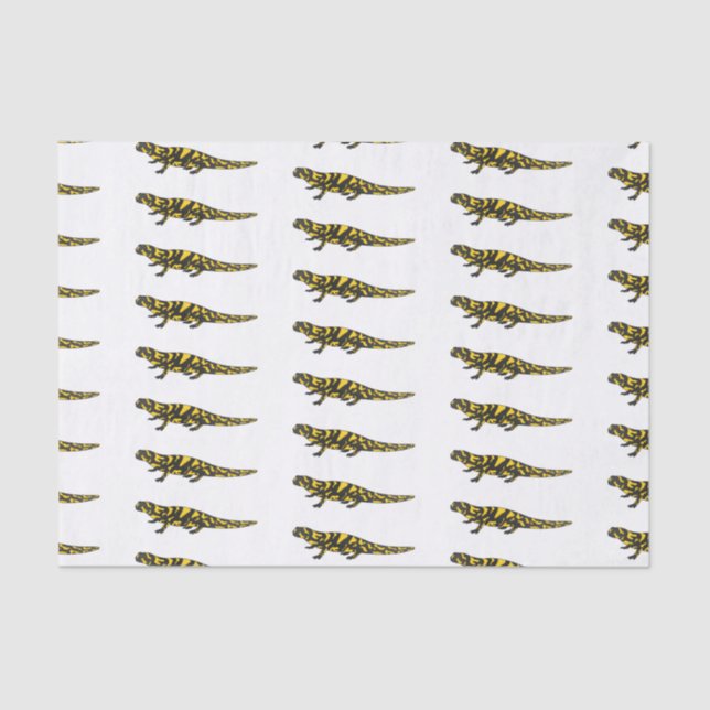 Papel De Seda Tiger salamander cartoon (Frente )