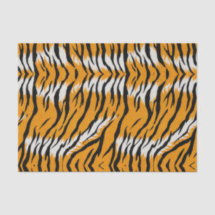 Papel De Seda Tiger Skin Animal Print Pattern Design