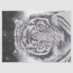 Papel De Seda Tiger Watercolor