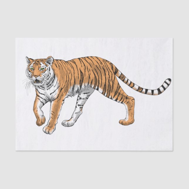 Papel De Seda Tigre 2 (Frente )