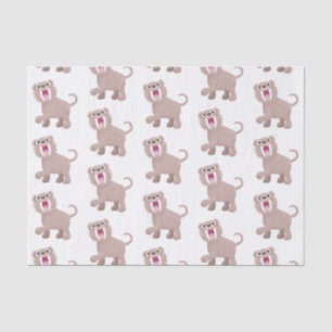 Papel De Seda Tigre Smilodon de Tigre de Saber