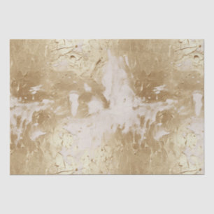 Papel De Seda Tinta branca Dourada Glam (olha)