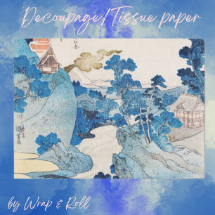 Papel De Seda Tinta gráfica asiática de Artesanato de dissocia